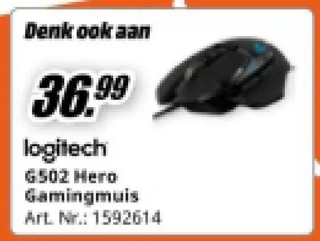 Aanbieding: G502 Hero Gamingmuis