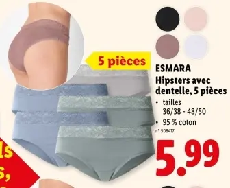 Offre: Hipsters avec dentelle