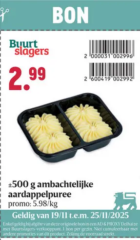 Aanbieding: ambachtelijke aardappelpuree