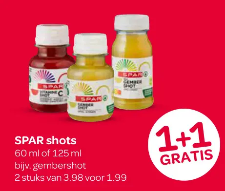 Aanbieding: SPAR shots