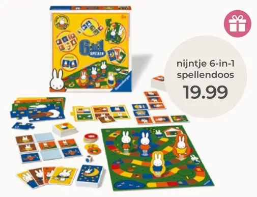 Aanbieding: Nijntje 6-in-1 spellendoos