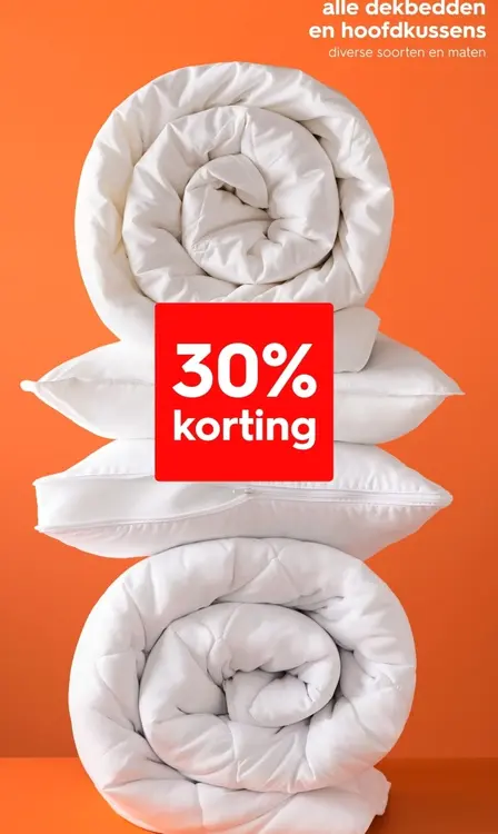 Aanbieding: Dekbedden en hoofdkussens