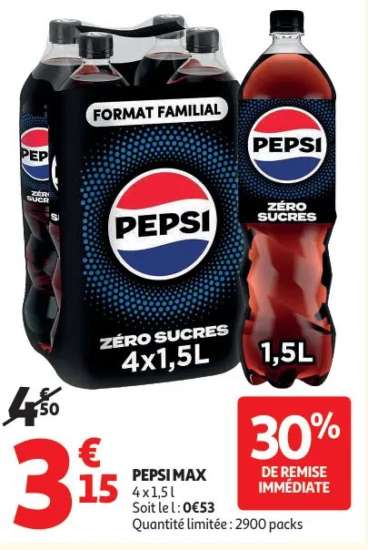 Offre: Pepsi Max