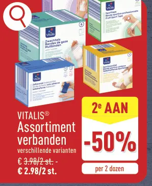 Promotie: Assortiment verbanden