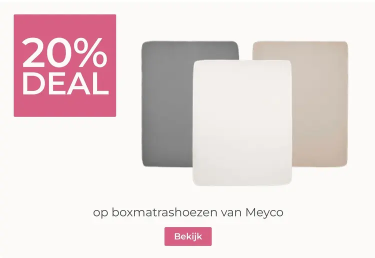 Aanbieding: Boxmatrashoezen