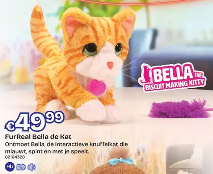 Aanbieding: FurReal Bella de Kat