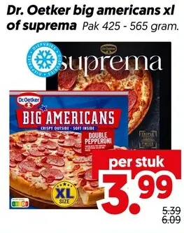 Aanbieding: Big americans XL of suprema