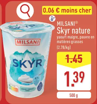 Offre: MILSANI® Skyr nature
