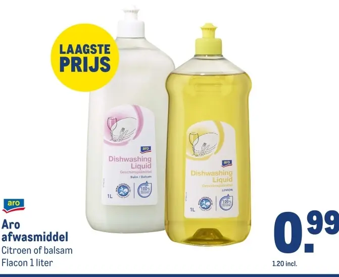 Aanbieding: Aro afwasmiddel