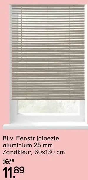 Promotie: Jaloezie aluminium 25 mm