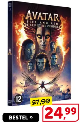 Promotie: DVD Avatar Fire and Ash
