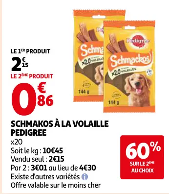 Offre: Schmakos à la volaille