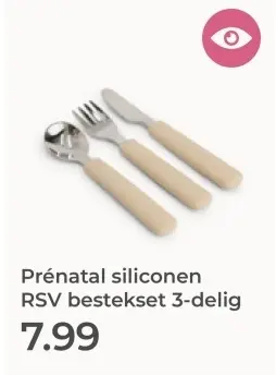 Aanbieding: siliconen RSV bestekset