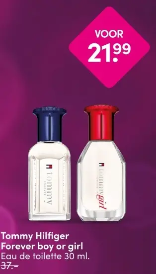 Aanbieding: Tommy Hilfiger Forever boy or girl