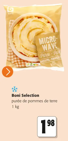 Offre: purée de pommes de terre