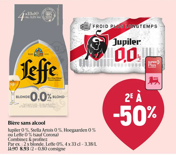 Offre: Bière sans alcool