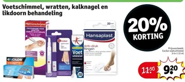 Aanbieding: Voetschimmel, wratten, kalknagel en likdoorn behandeling