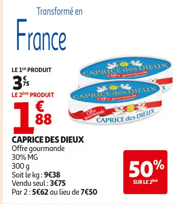 Offre: Caprice des dieux