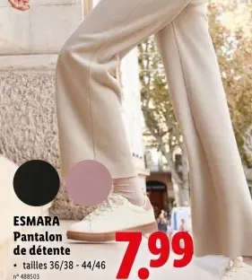 Offre: Pantalon de détente