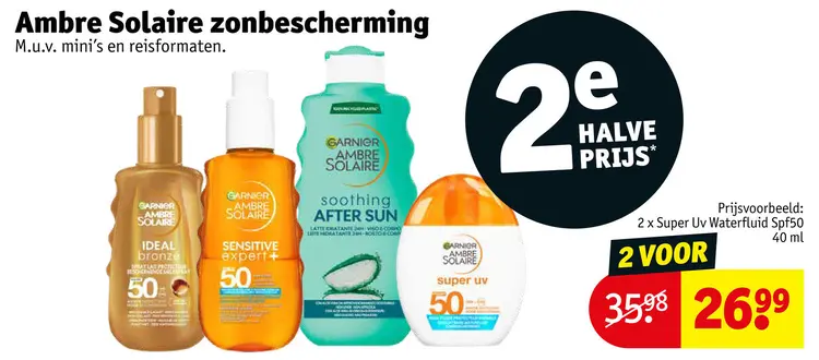 Promotie: Ambre Solaire zonbescherming