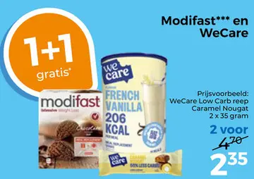 Aanbieding: Modifast en WeCare