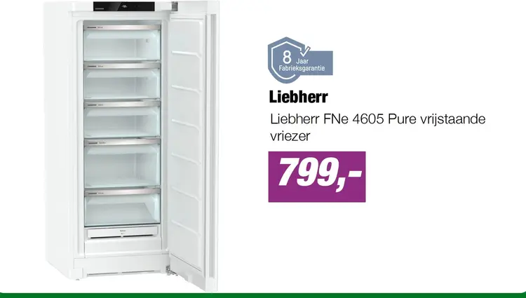 Aanbieding: Liebherr FNe 4605 Pure vrijstaande vriezer