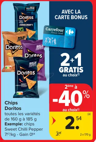 Offre: Chips Doritos
