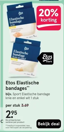 Aanbieding: Etos Elastische bandages