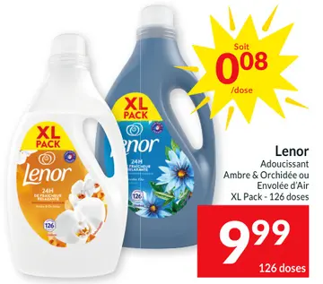Offre: Lenor Adoucissant Ambre & Orchidée ou Envolée