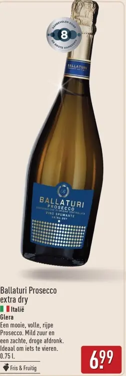 Aanbieding: Ballaturi Prosecco extra dry