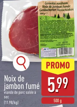 Offre: Noix de jambon fumée