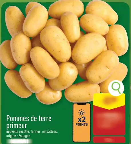Offre: Pommes de terre primeur