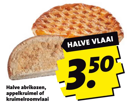 Aanbieding: Halve vlaai