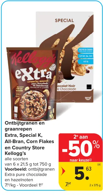 Promotie: Ontbijtgranen en graanrepen