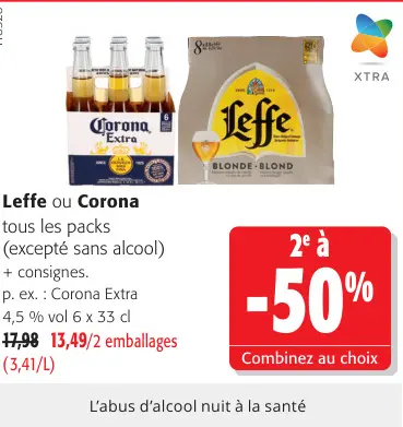 Offre: Tous les packs (excepté sans alcool)