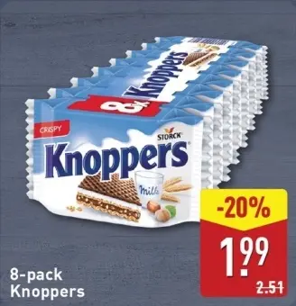 Aanbieding: 8-pack Knoppers