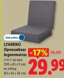 Aanbieding: Opvouwbaar logeermatras