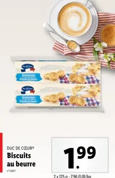 Offre: Biscuits au beurre