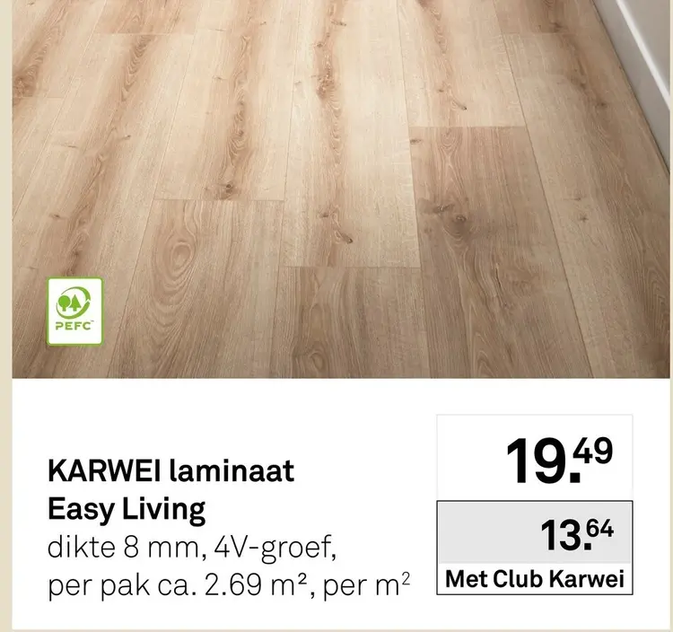 Aanbieding: KARWEI laminaat Easy Living