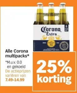 Aanbieding: Corona multipacks