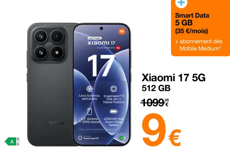 Offre: Xiaomi 17 5G