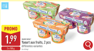 Offre: Yaourt aux fruits