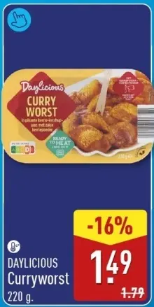 Aanbieding: Curryworst