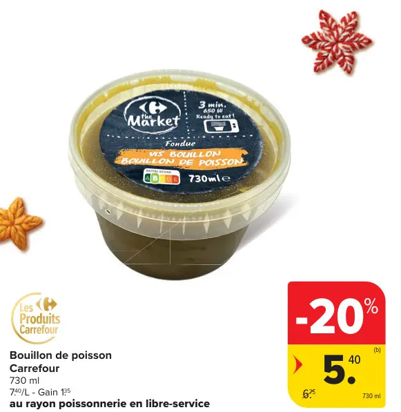 Offre: Bouillon de poisson
