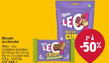 Offre: Biscuits | Gaufrettes | Chocolat | 6 Pcs