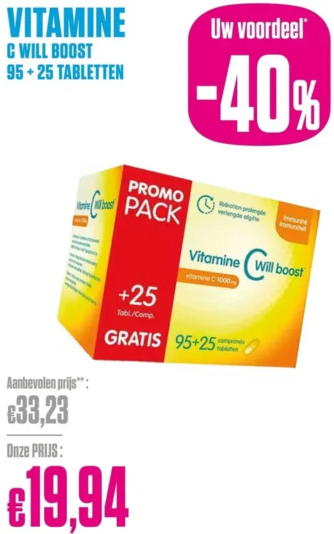 Promotie: Vitamine Vitamine C Will Boost
