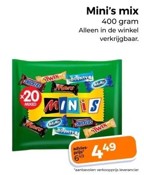 Aanbieding: Mini's mix