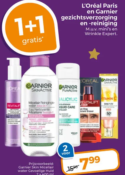 Aanbieding: Gezichtsverzorging en -reiniging