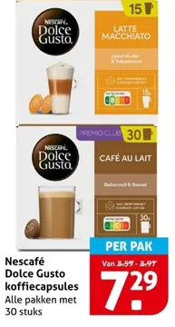 Aanbieding: Nescafé Dolce Gusto koffiecapsules