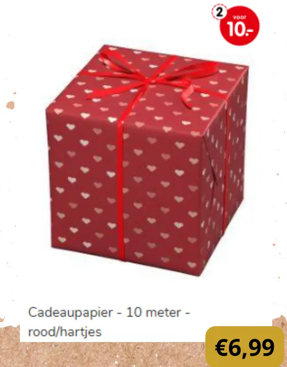 Aanbieding: Cadeaupapier